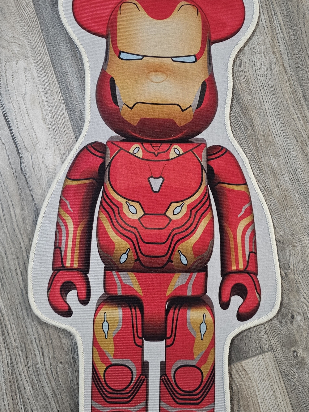 Marvel Iron Man Red BEAR BRICK Plush Mat